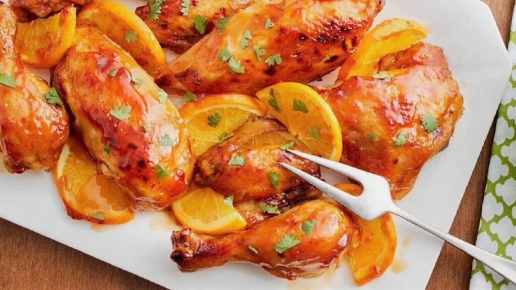 طرز تهیه مرغ پرتقالی مجلسی | خوش عطر، خوشمزه و رستورانی