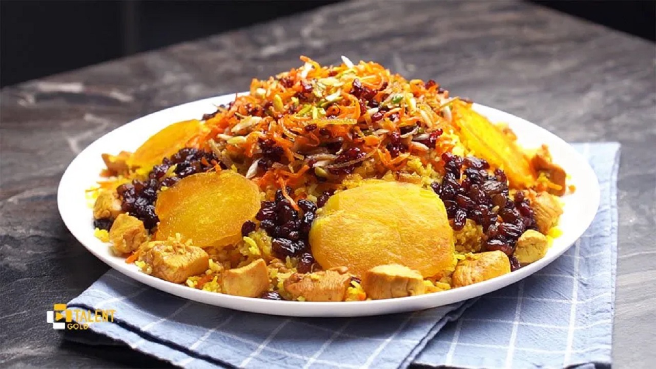 طرز تهیه هویج پلو با مرغ