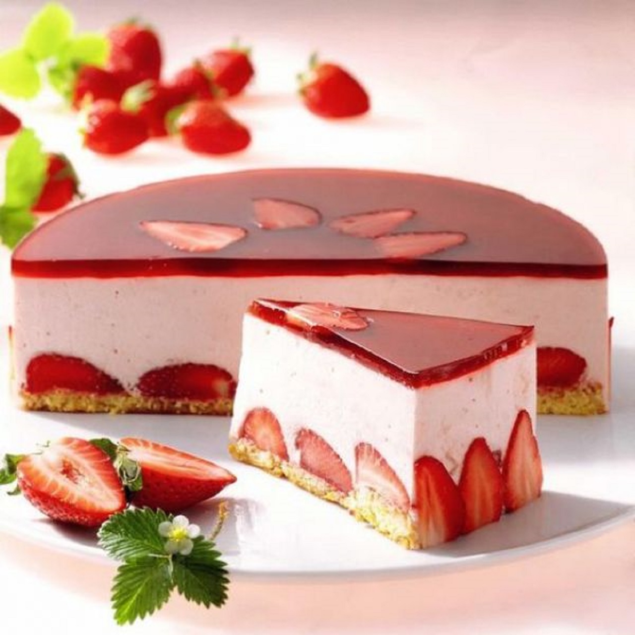 چیز کیک با ژله