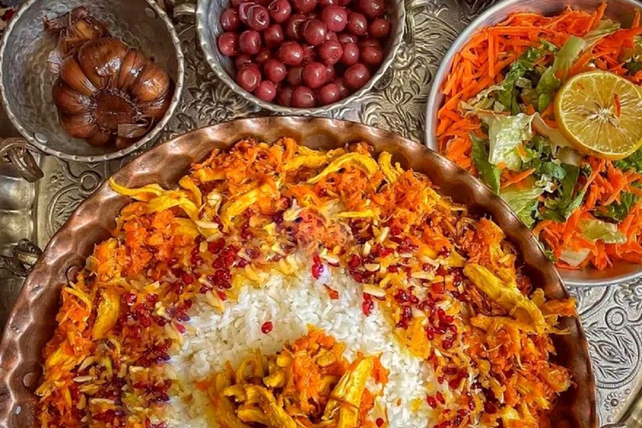 طرز تهیه هویج پلو با مرغ