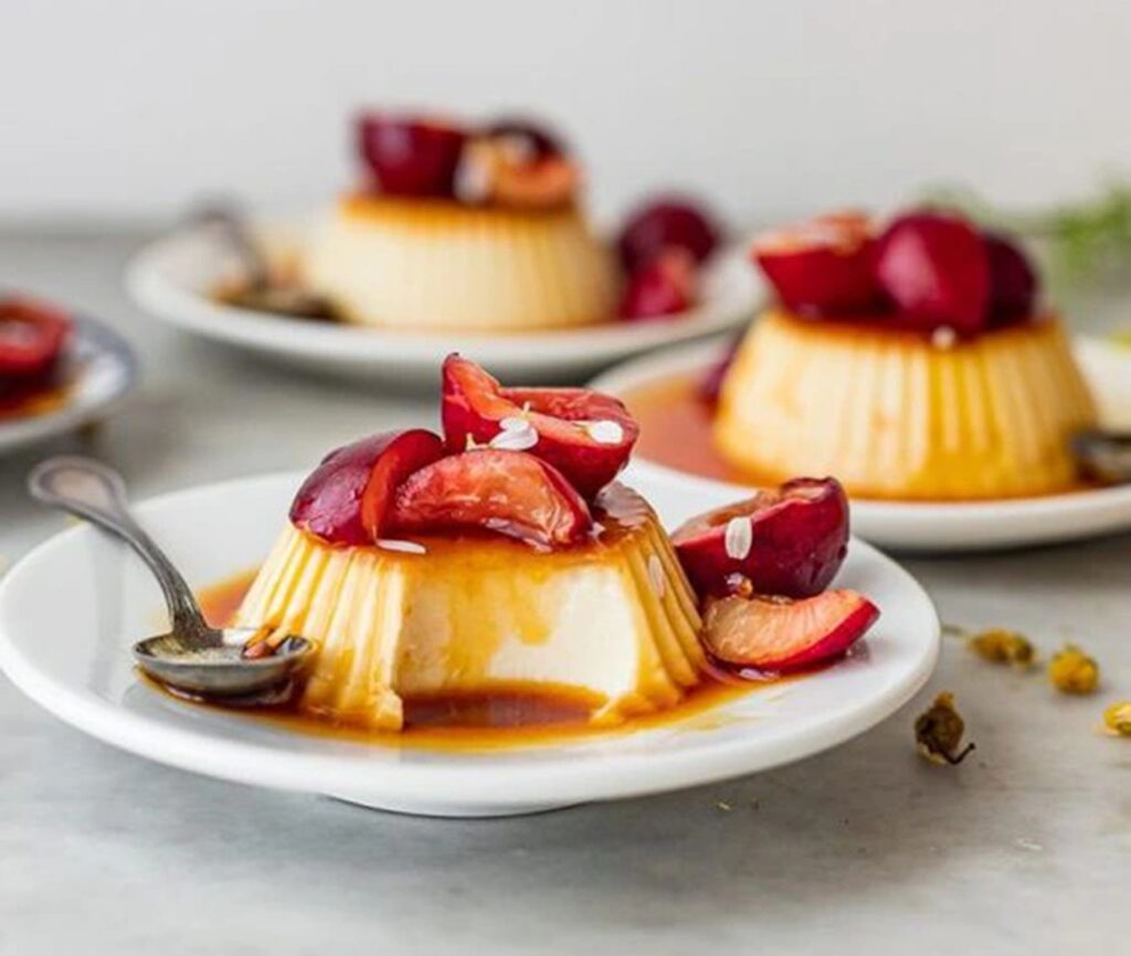 طرز تهیه دسر کرم کارامل